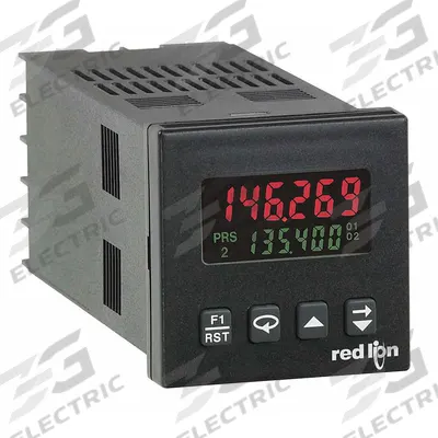 RED LION Counter: Hour Meters, DIN Track Mounting, 2 in x 2 in, LCD, 2 in Overall Wd - Digital Counters