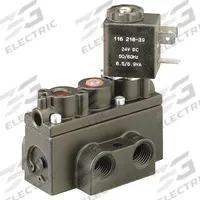 ARO Solenoid Air Control Valve: Alpha, Four-Way / Two-Position, 24V DC, 1/4 in Female NPT, 150 psi (MPN A212SS-024-L). Key specifications — attr1092969: Non-Locking; attr1086920: A212SS-024-L; attr1092977: Spring Return.