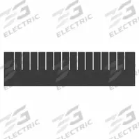 AKRO-MILS Divider: 20 1/2 in x 5 3/8 in, Black, For 14 7/8 in Bin Wd, Plastic, Long Side (MPN 42226). Key specifications — ESD Conductive: Not Electrostatic Discharge Conductive; Brand: AKRO-MILS; Material: Plastic; Compatible Manufacturer Model Number: 33226.
