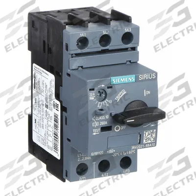 Siemens Manual Motor Starter: Non-Reversing, 3 Poles, 20 A, Thermal Protection - Non-Reversing Starters with Thermal Overloads