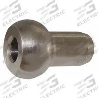 LOOS Single Shank Ball: 1/16 in Compatible Rope Dia, Stainless Steel, 7/32 in Ball Dia (MPN MS20664C2). Key specifications — Brand: LOOS; Compatible Rope Material: Stainless Steel; Material: Stainless Steel.