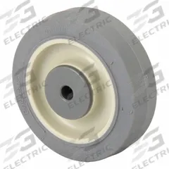 APPROVED VENDOR Caster Wheel: 4 in Wheel Dia., 1 1/4 in Wheel Wd, Rubber, 300 lb Load Rating, Gray (MPN P-PRP-040X013/038K). Key specifications — Wheel Core Material: Plastic; Wheel/Tread Color: Gray; Brand: APPROVED VENDOR.