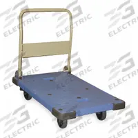 APPROVED VENDOR Platform Truck: 660 lb, 36 in L x 23 1/2 in W x 38 in H Overall Dim., Blue, Plastic (MPN 2TUT6). Key specifications — attr1345828: Blue; attr1345811: (2) Swivel; attr1345838: APPROVED VENDOR.