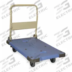 APPROVED VENDOR Platform Truck: 660 lb, 36 in L x 23 1/2 in W x 38 in H Overall Dim., Blue, Plastic (MPN 2TUT6). Key specifications — attr1345828: Blue; attr1345811: (2) Swivel; attr1345838: APPROVED VENDOR.