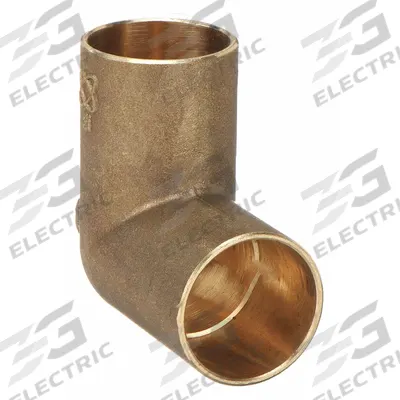 NIBCO Sweat Fitting Tee: 3/4 in CTS x 1/8 in Pipe x 3/4 in CTS, Cup x FNPT x Cup - Low-Lead Cast Copper & Bronze Tube Fittings