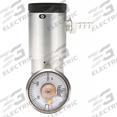 GASCO Gas Cylinder Regulator: Gas Regulator, Brass, 8 lpm Max Flow Rate, Gas Regulator - Accessories for Portable Gas Detection Calibration