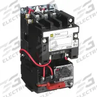 SQUARE D NEMA Magnetic Motor Starter: Non-Reversing, 3 Poles, NEMA Size 0, 18 A, 240V AC Coil (MPN 8536SBO2V03H30). Key specifications — Brand: SQUARE D; Coil Voltage: 220/240V AC; Phase: Three; Operator: None; Terminal Connection Type: Screw Clamp Terminals; Includes Pilot Light: No; Operator Controls: None; Auxiliary Contacts Included: No Auxiliary Contacts Included.