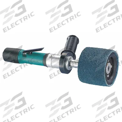 DYNABRADE Air Finishing Sander: 3 1/4 in Max, 0.4 hp, 22 cfm, 1/4 in NPT, 5/8 in Arbor - Inline-Mount Finishing Tools