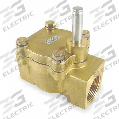 Dayton Solenoid Valve Body: 2-Way, Normally Closed, 1 1/2 in Pipe Size, Brass Body - 2-Way/2-Position, Normally Closed Solenoid Valves Bodies