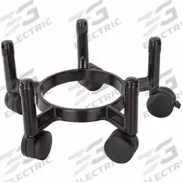 AMERICAN BIOTECH SUPPLY Roller Base: 6 in Overall Ht, 14 1/4 in Overall Wd, 14 1/4 in Overall Lg (MPN ABS RB 14). Key specifications — Brand: AMERICAN BIOTECH SUPPLY; Material: Steel; Compatible with Product Type: Casters; Includes: (4) Casters.