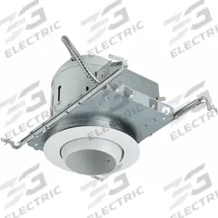 Recessed Down Light Kit: 6 in Dia, Incandescent, For Flat Ceiling, 65 W, 120V AC, Non-IC (MPN 5TP96). Key specifications — Voltage: 120V AC; Trim Color: White; Brand: APPROVED VENDOR; Lighting Technology: Incandescent; Ceiling Type: Flat Ceiling; Trim Style: Eyeball.