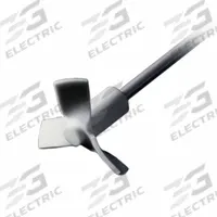 HEIDOLPH Overhead Stirrer Impeller: Overhead Stirrer Impeller, Stainless Steel, 1/4 in Shaft Dia (MPN 036300440). Key specifications — Brand: HEIDOLPH; Blade Material: PTFE; Blade Shape: Pitched; Compatible with Manufacturer Model Number: 036090005; Shaft Material: Stainless Steel.