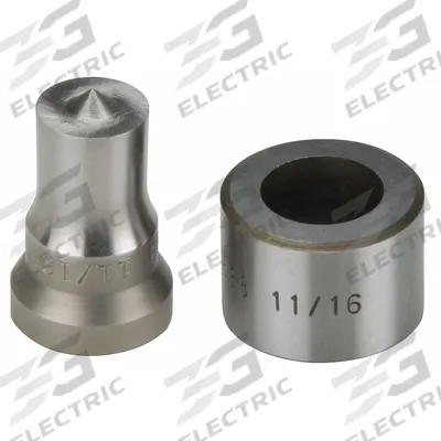ENERPAC Punch and Die Set: 5/8 in Bolt Size (In.), 0.5 Cold Rolled C-1018 - Hand and Power Tools