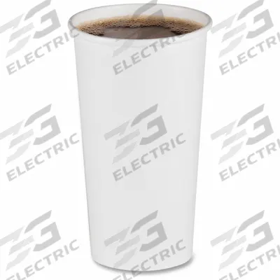APPROVED VENDOR Disposable Hot/Cold Cup: 20 oz Capacity, White, Paper, Unwrapped - Paper Hot Cups