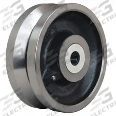 APPROVED VENDOR Track Wheel: 8 in Wheel Dia., 3 in Wheel Wd, 550 lb Load Capacity, Steel, V-Groove (MPN W-830-FVT-3/4). Key specifications — attr1099880: No; attr1099886: Silver; attr1099891: APPROVED VENDOR.