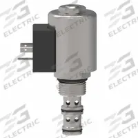 CHAR-LYNN Solenoid Valve: Two Positions, Normally Open, Three-Way, C-8-3 Valve Cavity Size, Nitrile (MPN 02-160771). Key specifications — attr1012059: 02-160771; attr1250696: SV1-8-3; attr1011660: Nitrile; attr1011635: CHAR-LYNN; attr1011636: Steel; attr1011644: C-8-3.