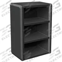 CORTECH Open Chest: Black, 42 in Overall Ht, 30 in Overall Wd, 18 in Overall Dp, 4 Shelves (MPN 7201BK). Key specifications — Brand: CORTECH; Furniture Series: Endurance.