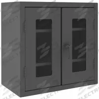 DURHAM MFG Storage Cabinet: 36 in x 24 in x 36 in, Frame, 2 Adj Shelves, Gray, Gray, Swing (MPN HDCC243636-2S95). Key specifications — Base Type: Frame; Cabinet Color: Gray; Frame Assembled: Assembled; Brand: DURHAM MFG.