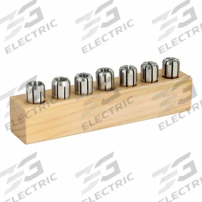 TECHNIKS Collet Set: DA300, 1/16 in to 1/4 in Collet Size Range - DA Collet Sets