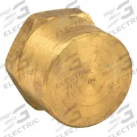 PARKER Cap: Hex Drive Cored Cap, 1/8 in, NPT Threaded, 1,000 psi, 1/2 in Lg, C36000 Brass (MPN 213P-2). Key specifications — Maximum Operating Pressure: 1,000 psi.