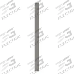 ASI GLOBAL Partition Column: Plastic Polymer, Pebble, Charcoal, 82 in Ht, 5 in Wd, 1 in Thick (MPN 40-90870553-9237). Key specifications — Inner Core Type: Polymer; Brand: ASI GLOBAL PARTITIONS; Color: Charcoal; Finish/Texture: Pebble.