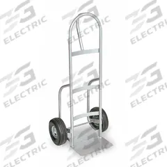 DAYTON General Purpose Hand Truck: 400 lb, Single-Loop, Silver, Aluminum, Pneumatic, 48 in Handle Ht (MPN 3W153). Key specifications — Brand: DAYTON.