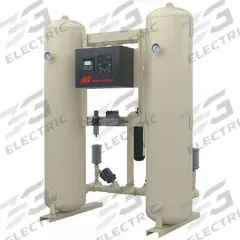 INGERSOLL RAND Compressed Air Dryer: 3 in NPT, 800 cfm, 150 psi Max Op Pressure, 3 psi Pressure Drop (MPN HLA800). Key specifications — attr110204: 115V; attr110148: INGERSOLL RAND.