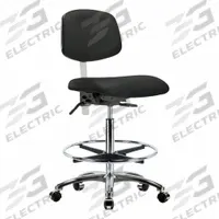 Cleanroom Task Chair: Vinyl, Armless, Ht Range 26 1/4 in to 36 in, 18 1/2 in Seat Wd, 17 in Seat Dp (MPN BR-NCR-VHBCH-CR-T1-A0-CF-CC-8540). Key specifications — Foot Support: Yes; Back Tilt Backward: 13.5°; Back Tilt Forward: 10.5°; Base Material: Aluminum; Brand: APPROVED VENDOR; Product Type: Cleanroom Task Chair; Cleanroom Class: ISO 5; ESD-Safe: Not ESD Safe.