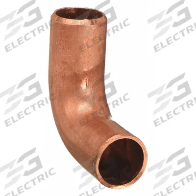STREAMLINE Sweat Fitting Elbow: 3/8 in CTS x 3/8 in CTS, FTG x FTG, No Center Stop - Wrot Copper Tube Fittings
