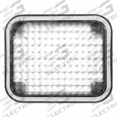 CODE 3 Perimeter Light: Emergency Vehicle Perimeter Light, White, 9.6 W Watt, Clear, LED, Permanent (MPN 85BZW). Key specifications — Brand: CODE 3; Lens Color: Clear; Number of Flash Patterns: 20; Installation Type: Permanent; Operating Voltage: 12/24V DC; Light Class Rating: SAE Class 1.