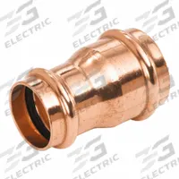 NIBCO Crimp Fitting Coupling: Straight, 3/4 in CTS x 1/2 in CTS size, Press-fit x Press-fit, Copper (MPN 9001300FPC). Key specifications — Brand: NIBCO; Series: NIBCO® Press System® Fittings; Broad - Material for Bullet: Copper Or Bronze; Brand - Broad: NIBCO.