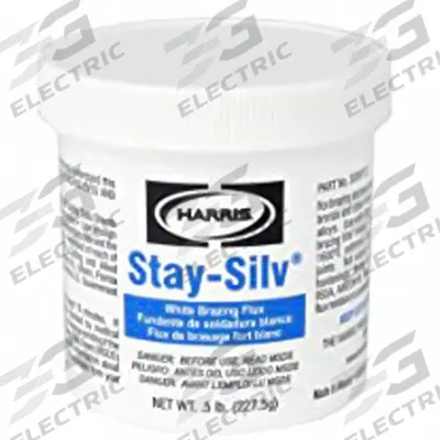 HARRIS Flux: 0.5 lb, Jar, Paste, FB3-A - Flux for Phos-Copper Brazing Alloys