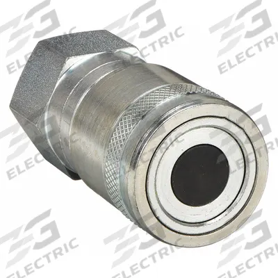 SAFEWAY HYDRAULICS Hydraulic Quick Connect Hose Coupling: 3/8 in Coupling Size, Steel - FF49 Series Hydraulic Quick-Connect Coupling Bodies