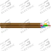 SOUTHWIRE Thermostat Wire: 18 AWG Conductor Size, 5 Conductors, 250 ft Overall Lg, 150 V Volt (MPN 553050401)