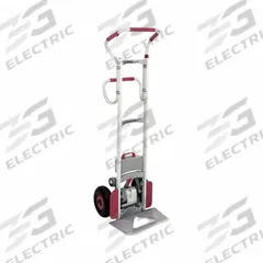 MAGLINER Stair Climber: Powered, 300 lb Cap, Four-Position Sweep Back, Aluminum, 10 in, Pneumatic (MPN CLK140EGS4). Key specifications — Frame Type: Rounded Back; Frame Material: Aluminum; Charge Time: 1.5 hr; Battery Type: Gel Cell (VRLA) Maintenance-Free; Brand: MAGLINER.
