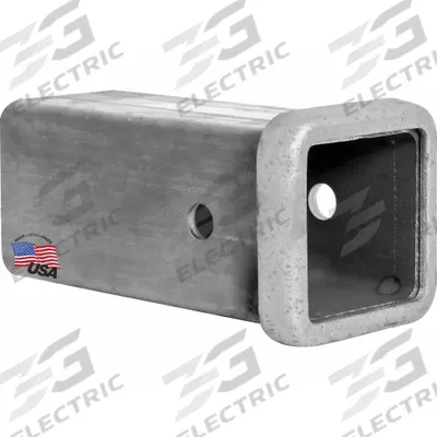 BUYERS PRODUCTS Receiver Tube: 3 in Compatible Hitch Size, 8 in Overall Lg - Receiver Tubes