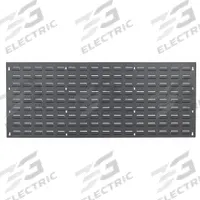 QUANTUM STORAGE SYSTEMS Louvered Panel: 20 in x 48 in x 1 in, 1 Sides, 0 Bins, Gray (MPN QLP-4819). Key specifications — attr38851: Gray; attr38864: Baked Enamel; attr38845: QUANTUM STORAGE SYSTEMS.