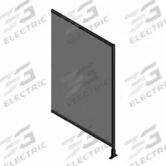 T-Slot Framing System Panel: Add-On, Black, 72 in H x 12 in W x 5 1/2 in D, Solid (MPN 48264). Key specifications — Finish: Anodized; Brand: FAZTEK; Panel Color: Clear; Panel Type: Solid; Color: Black; Material: Polycarbonate; Assembly: Unassembled; Manufacturer Part Number: 48264.