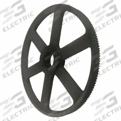 APPROVED VENDOR Timing Belt Pulley: Curvilinear, Bushed, For HTD Timing Belt Section, 112 Teeth (MPN QD112-14M-40). Key specifications — Brand: APPROVED VENDOR; Finish: Black Oxide; For Belt Series: PowerGrip® HTD®; For Bushing Size: E.
