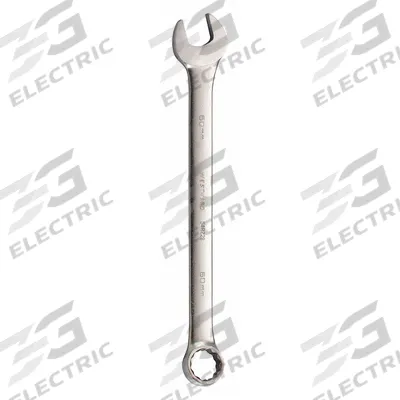 WESTWARD Combination Wrench: Alloy Steel, Satin, 60 mm Head Size, 27 1/8 in Overall Lg - Metric 12-Point Combination Wrenches