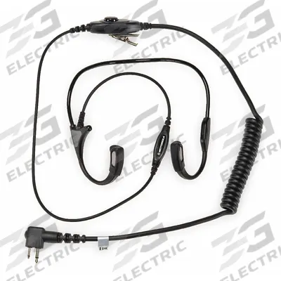 MOTOROLA Temple Transducer: Fits Motorola, For CLS/DLR/DTR/RD/RM Series, Behind-the-Head - Motorola-Compatible Earpieces & Headsets