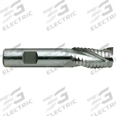 YG-1 Roughing End Mill: Cobalt, TiCN Coated, 6 Flute, 1-1/8" Mill Dia, 2" LOC, 4-1/2" OAL (MPN 73435CC)