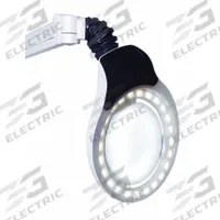 BURTON Magnifier: LED, 1360 lux/3830 lux, Wall, 4000K, 90 CRI, 10 W Watt, 100 to 240V AC, 1.88x (MPN EMLW). Key specifications — Operating Voltage: 100 to 240V AC; Illumination: 1360 lux; Magnification: 1.88x; Includes Ultraviolet Light: No; Manufacturer Part Number: EMLW; Brand: BURTON; Color Temperature: 4000K.