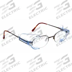 SAFETY OPTICAL SERVICE Sideshield: Clear, Polycarbonate, Loop, 20 PK (MPN B-26+). Key specifications — Material: Polycarbonate; Color: Clear; Brand: SAFETY OPTICAL SERVICE; Attachment Type: Loop.