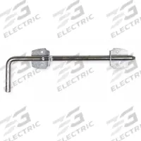 APPROVED VENDOR Cane Bolt: Cane Bolt, Slide Latch, 1/2 in Bolt Head Dia, 3/8 in Max Shackle Dia (MPN 4PB57). Key specifications — Brand: APPROVED VENDOR; Color: Silver; Finish: Zinc; Latch Type: Slide Latch; Hardware Included: Yes; Material: Steel; Product Type: Cane Bolt.