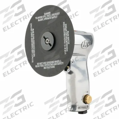INGERSOLL RAND Air Disc Sander: 3 in_5 in Pad, Threaded Shank, Medium Duty, 0.5 hp, 15 cfm - Rotary Disc Sanders