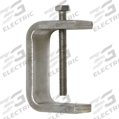 BIRD BARRIER Girder Clamp: Girder Clamp, Stainless Steel, Silver, 3 in Overall Lg, 3 in Dp - Bird Control Netting Accessories