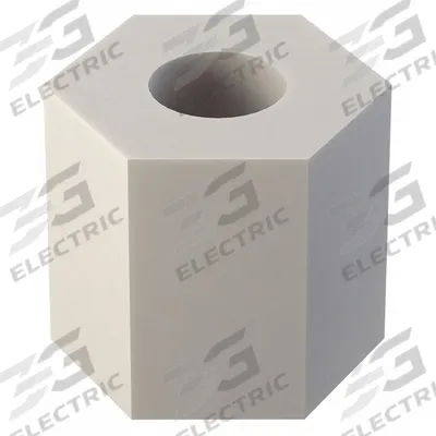 APPROVED VENDOR Spacer: #6 Screw Size, 1/4 in Overall Lg, Hex, Nylon, Plain, Nylon, 6/6 Nylon - Plastic Spacers