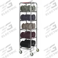 CARLISLE DINEX Drying and Storage Cart: 5 Shelves, 100 Slots, 20 1/4 in Dp, 73 in Ht, 40 in Wd (MPN DX1173X100). Key specifications — NSF Certified: Yes; Brand: CARLISLE DINEX; Product Type: Drying and Storage Cart.