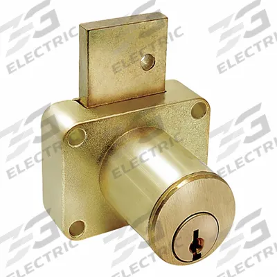 COMPX NATIONAL Deadbolt Lock: Keyed Alike, Horizontal Left, Rectangular, 1 15/64 in Body Ht - Deadbolt Cabinet & Drawer Locks with Interchangeable Cores